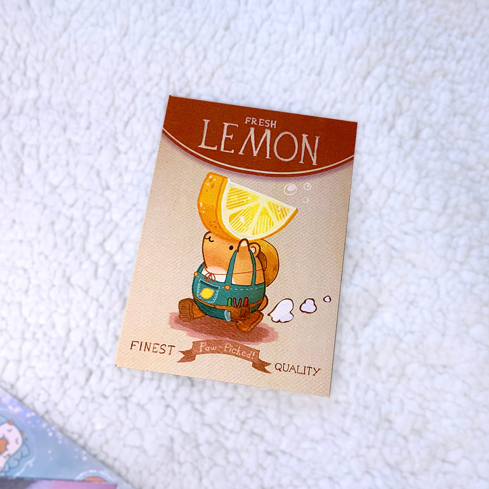 Fresh Lemon Mini-Print 3.5" x 5"