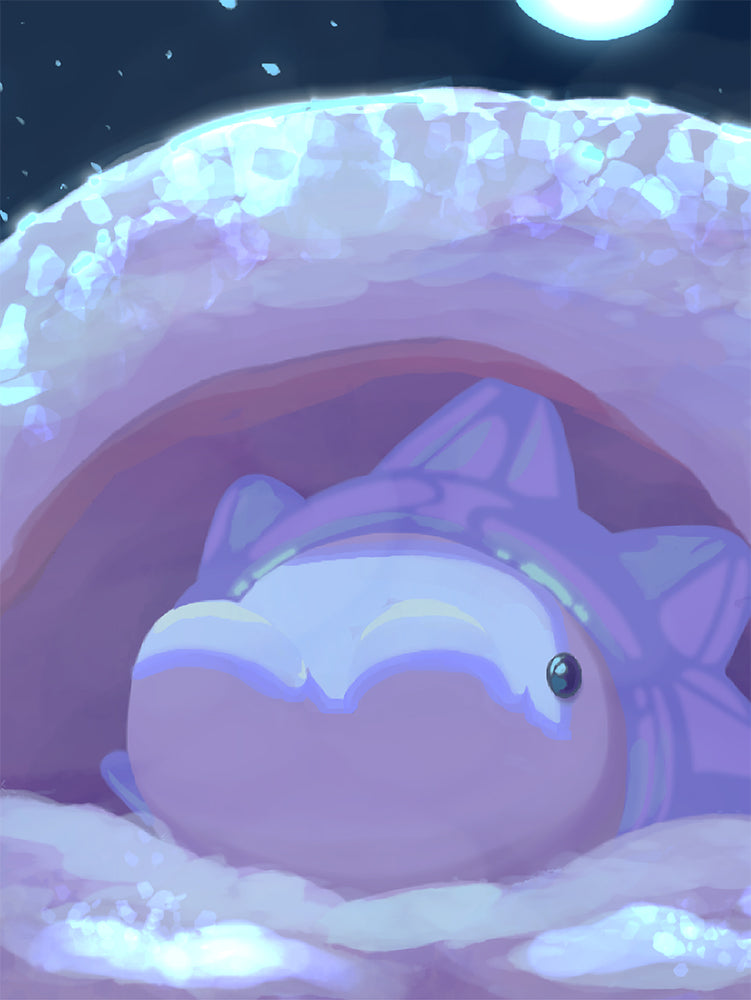 Frosty Shelter Mini-print 5"x7"