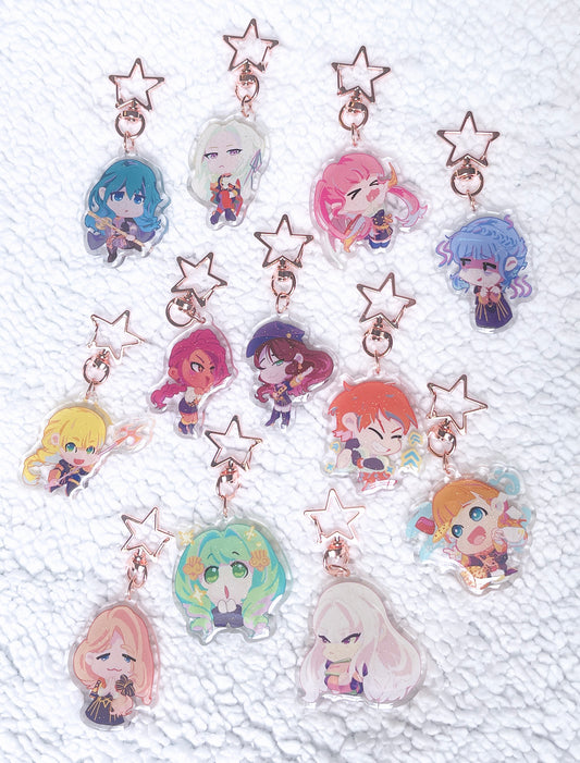 (FE3H) Academy Girls 2" Acrylic Charm