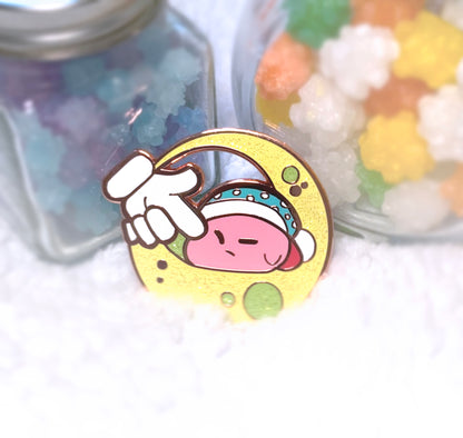 Pink Puff Dream Enamel Pin