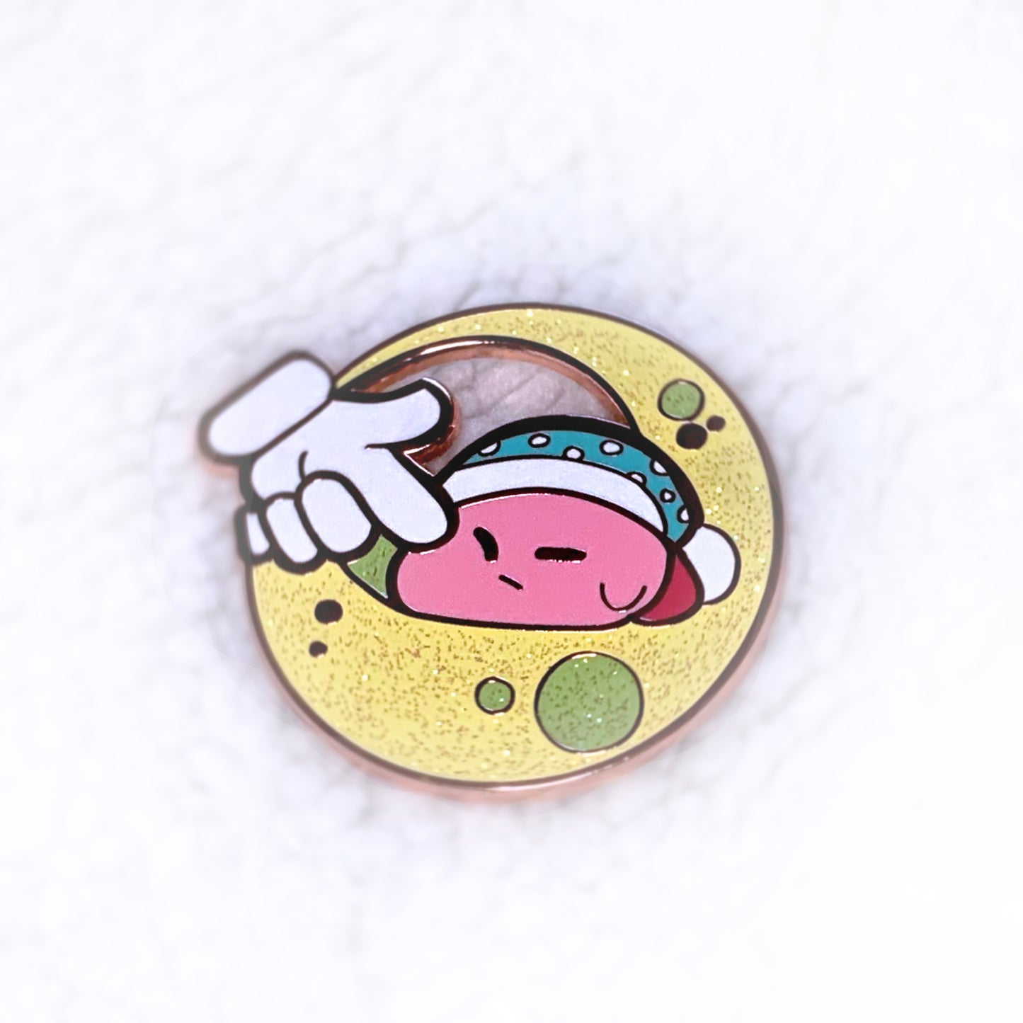 Pink Puff Dream Enamel Pin