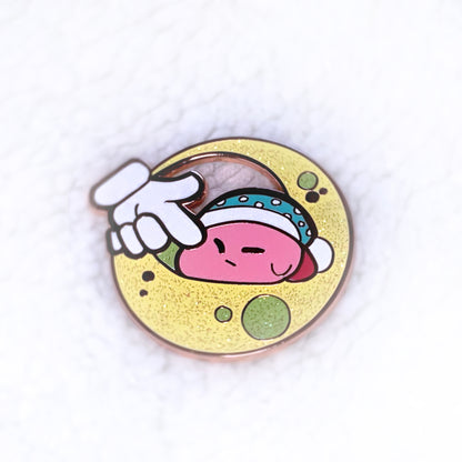 Pink Puff Dream Enamel Pin